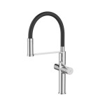 INVENA - Dřezová baterie s filtrem PERISA chrom / černá BZ-51-F08-V