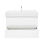 Koupelnová skříňka s umyvadlem SAT B-Way 79x50x45 cm bílá lesk BWAY280WU2BBI BWAY280WU2BBI