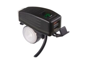 Nabíječka USB STU 34707 s voltmetrem na motocykl