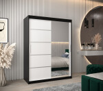 Šatní skříň Abi V2 Barva korpusu: Dub Sonoma, Rozměry: 200 cm, Dveře: Dub sonoma