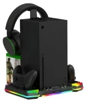 IPega XBX025S černá / Nabíjecí dok / Xbox Series X / ovladač a headset / RGB (PG-XBX025S)