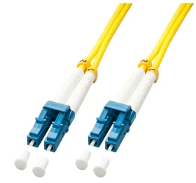 Lindy LC-LC OS2 2m / Optický patch kabel / Singlemode 9/125 µm / Duplexní, LSZH (47451)