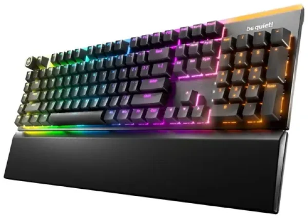 Be quiet! LIGHT MOUNT SILENT TACTILE (BT004US) / mechanická klávesnice / USB / RGB / černá (BT004US)
