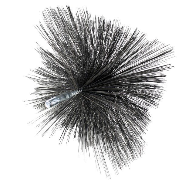 Kartáč komínový hranatý, 200x200mm, ocelový drát