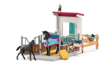 Schleich Horse Club 42611 Box pro koně s klisnou a hříbětem