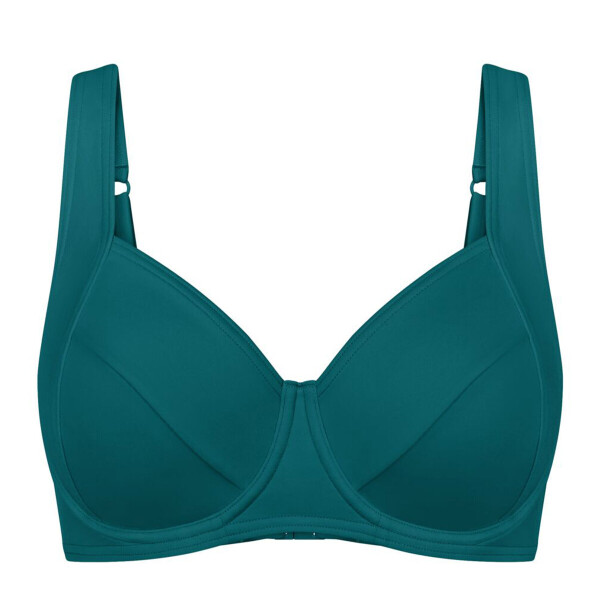 Dámská plavková podprsenka Summer Mix & Match W 01 sd 00RA tmavě zelená- Triumph 42D