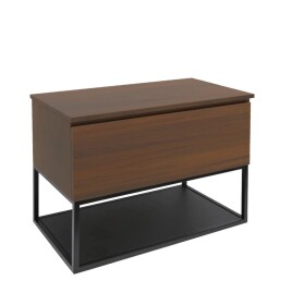Koupelnová skříňka s krycí deskou SAT B-Way 59x30x45 cm ořech mat BWAY60NUTDESK BWAY60NUTDESK