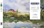 SPM AKVAREL akvarelový blok A3 230 g/m2 hladký povrch klížený