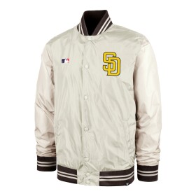 47 Brand Pánská bunda San Diego Padres MLB Regent Track Jacket Natural Velikost: M