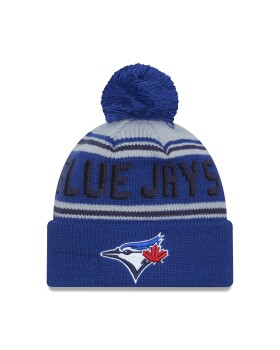 New Era Pánská zimní čepice Toronto Blue Jays MLB Pom Wordmark