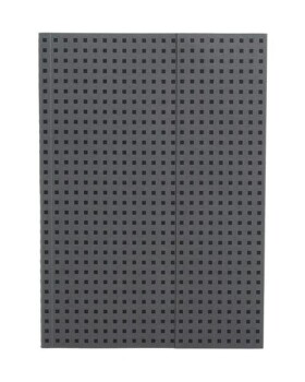 Zápisník Paper-Oh Quadro Grey on Black A4 nelinkovaný