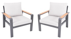 ROJA ROTTERDAM DUO hliníková křesla (2 ks)