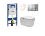 Cenově zvýhodněný závěsný WC set Geberit do lehkých stěn / předstěnová montáž + WC SAT Brevis SIKOGES3W7 SIKOGES3W7