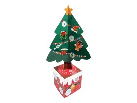 Papírový adventní kalendář MFP Paper se samolepkami - Stromeček