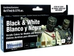 Vallejo Model Color Set 70151 Black and White by Angel Giraldez 8x17 ml