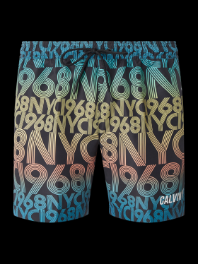 Pánské plavecké šortky KM0KM00427-0GL vícebarevná - Calvin Klein vícebarevná XL
