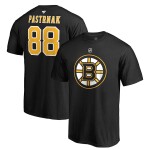 Fanatics Pánské tričko David Pastrňák #88 Boston Bruins Stack Logo Name & Number Velikost: S