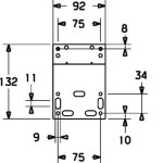 HANSA - Matrix Montážní úhel - sada 44050100