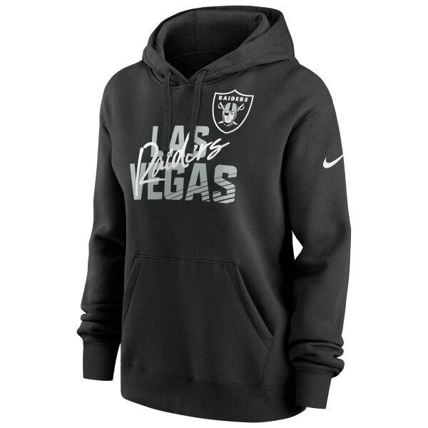 Nike Dámská mikina Las Vegas Raiders NFL Wordmark Club Hoodie Velikost: S