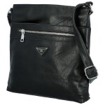 Trendy dámská koženková crossbody Laka, černá