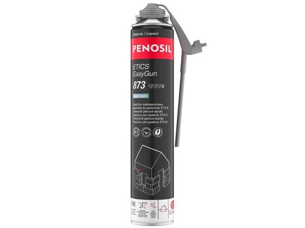 PU lepidlo na polystyren ETICS EasyGun PENOSIL 873 šedé 750ml