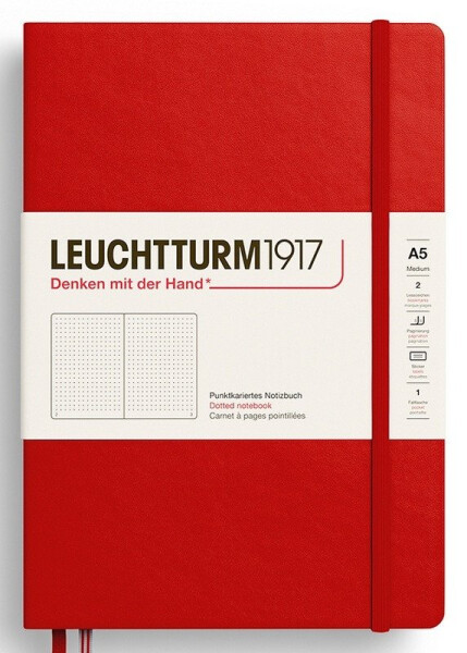 Zápisník Cherry Hardcover Medium (A5) tečkovaný