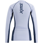 Swix RaceX Dry dámské triko dlouhý rukáv Heather/Lake Blue vel. M