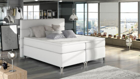 Boxspring Amadeo Rozměr: 160 x 200 cm, látka: Soft 17, Varianta: Bez LED osvětlení