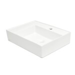 Umyvadlo SAT Cube Way 60x46 cm otvor pro baterii uprostřed SATCW6046L SATCW6046L