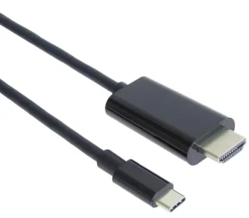 PremiumCord adaptér USB-C - HDMI černá / Adaptér / 2 m / 4K 60Hz (ku31hdmi17)