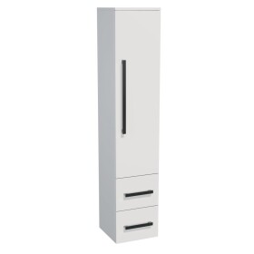 Koupelnová skříňka vysoká SAT Cube Way 32,5x163x33 cm bílá lesk CUBE3CHV35BL CUBE3CHV35BL