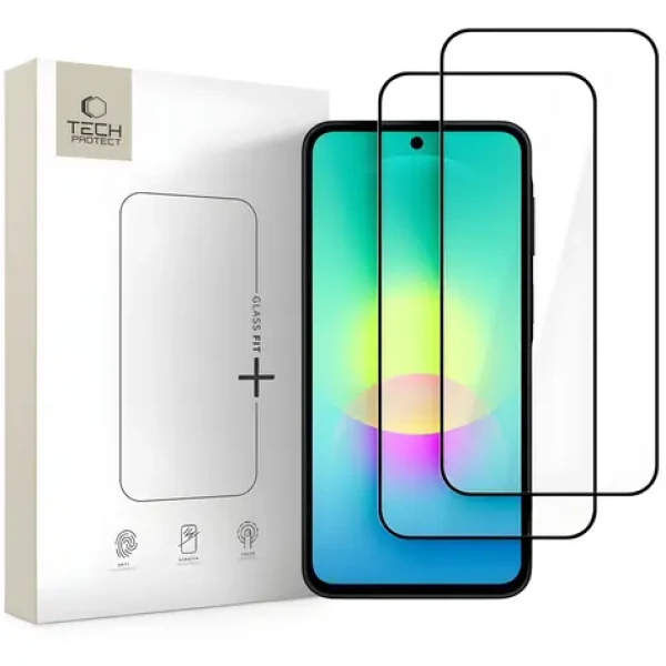 Tech-Protect Glass Fit+ černá / Ochranné tvrzené sklo / Samsung Galaxy A27 5G / 2 ks