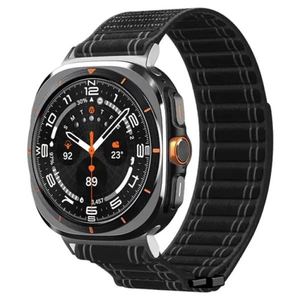 Spigen Fabric Band (hook-and-loop) pro Samsung Galaxy Watch Ultra 47mm černá (AMP10146)