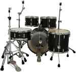 Sonor AQX Kids Black Midnight Sparkle 5 Piece Drum Set