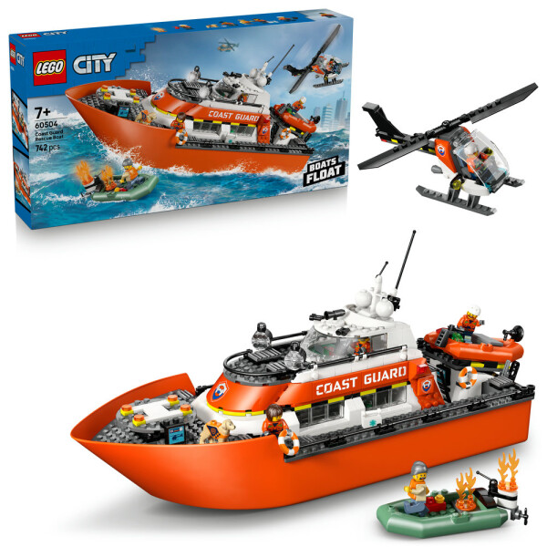 LEGO LEGO® City 60504 Záchranný člun pobřežní hlídky a vrtulník