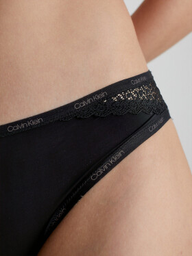 Dámské kalhotky Bikini Briefs Flirty 000QF5153E 001 černá Calvin Klein