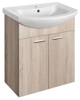 GROHE Zoja umyvadlová skříňka 61,5x74x32,5cm, mali wenge, 2x dvířka 51062