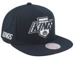 Mitchell & Ness Pánská kšiltovka Los Angeles Kings NHL Evergreen Black White Snapback Vntg