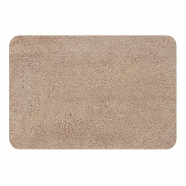 Spirella LAMB koupelnová předložka 60 x 90 cm nugátová / mikrovlákno / protiskluzová