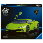 Puzzle 3D Iconics: Lamborghini Huracán Evo zelené