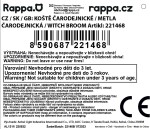 Koště čarodějnické 95 cm