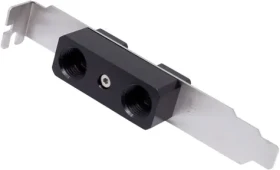 Aqua Computer Coolant feedthrough pro PCI / 2x G1:4 (63047)