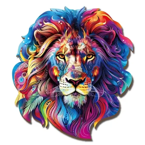 2KIDS TOYS Dřevěné puzzle Lev
