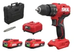 Skil Red 3021HD / Aku vrtačka šroubovák / 20V / Bezkartáčový motor / 2x 2,0Ah baterie (CD1E3021HD)