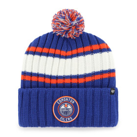 47 Brand Pánská zimní čepice Edmonton Oilers NHL Plateau ’47 Cuff Knit