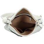 Stylová dámská koženková crossbody kabelka Folomija new, bílá