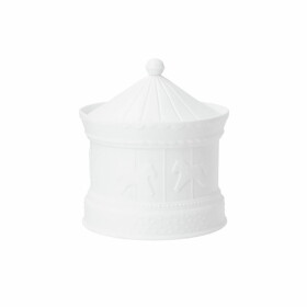 Räder Porcelánová dóza Carousel 16 cm, bílá barva, porcelán
