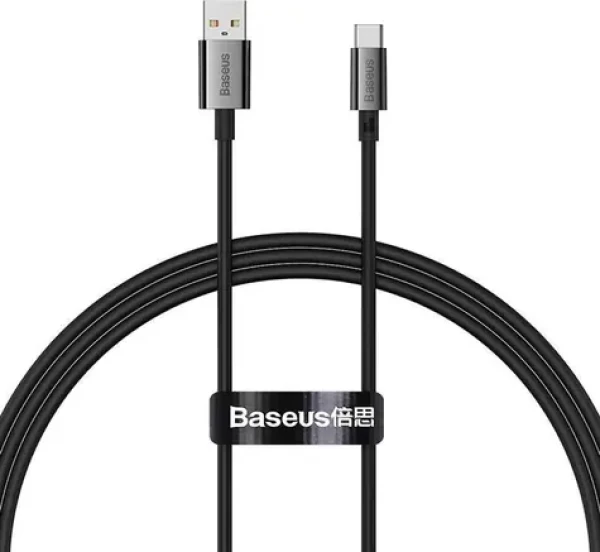 Baseus P10320102114-00 Kabel USB-A (M) - USB-C (M) 1 m černá / 100W (P10320102114-00)