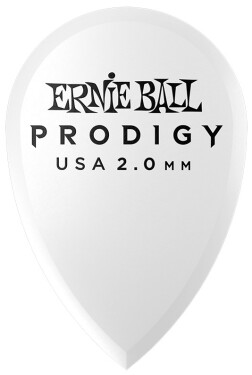 Ernie Ball Prodigy Picks 2.0 White Teardrop