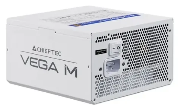 Chieftec Vega M PPG-850-CW bílá / Zdroj ATX / 850W / ATX 3.1 / 80 PLUS Gold / Plně modulární (PPG-850-CW)